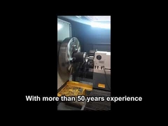 Machine de tournage CNC avec revêtement en caoutchouc et couvercle en métal